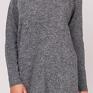 tunika - frak, długi sweter asymetryczna