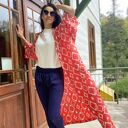 Kimono „Cielo Rojo” - Styl, który płynie z serca natury