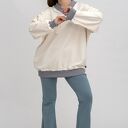 Komplet damski COMFORT - spodnie dzwony i bluza oversize