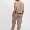 Komplet damski „Verona” cappuccino - wygodny dres z bawełną i elastanem