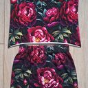 Zestaw Piwonia Handmade Go Ka: bluzka z jerseyu i spódniczka z dresówki pętelki