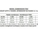 Elegancki kombinezon z krótkim rękawem i długą nogawką, T302, czarny