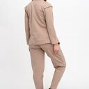 Komplet marynarka spodnie capucino