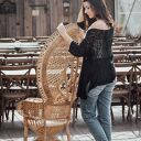 Unikatowa bawełniana narzutka