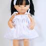 sukienka dla minikane lalki typu paola reina, miniland, zestaw ubranek