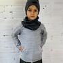 raglan bluza basic gray dziecko