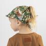 Chustka czapka z daszkiem regulowana dzieci lasu - one size