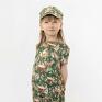 Chustka czapka z daszkiem regulowana dzieci lasu - one size dla dziecka