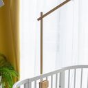 Drewniany pałąk do mobilu i karuzeli, naturalny, olejowany, handmade