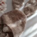 Bonetka niemowlęca i dziecięca Little Bunny z alpaki i jedwabiu