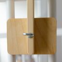 Drewniany pałąk do mobilu i karuzeli, naturalny, olejowany, handmade