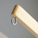 Drewniany pałąk do mobilu i karuzeli, naturalny, olejowany, handmade