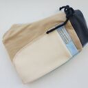 PATCH PANTS spodnie 74 - 104 cm krem & błękit
