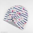 Czapka dwuustronna dla dziecka magnolie