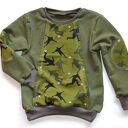 Zielona bluza dla chłopca z motywem piłkarskim rozmiar 104