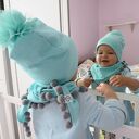 Komplet czapka i chusta - Mint&Tulle