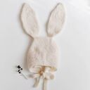 Bonetka niemowlęca i dziecięca Little Bunny z alpaki i jedwabiu
