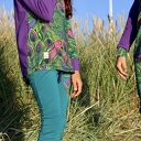 Bluza dla dziewczynki 146 -158 cm - Pawie Pióra