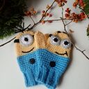 Rękawice dziecinne/ zimowe/ rękawiczki minionki/ robione