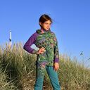 Bluza dla dziewczynki 146 -158 cm - Pawie Pióra