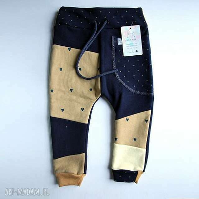 Patch Pants - ECO dresik dziecięcy / granatowy