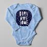 Body Born Awesome - śmieszne czarne indywidualne