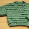 Komplet sweterków dla bliźniaków - niemowlęcy sweterek