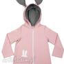 Płaszczyk/bluza różowa A kuku - królik bluza