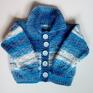 sweterek niebieskie 6-12 mies niemowlęcy