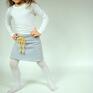 Mimi Monster dresowa spódnica spódniczka citronella przedszkole bawełniana