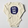 Body Born Awesome - śmieszne text czarne