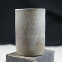 Szary wysoki kubek - wazon