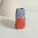 Ceramiczny wazonik handmade na suche kwiaty