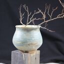 Wazon szaro - niebiesko - zielony