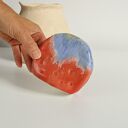 Ceramiczny wazonik handmade na suche kwiaty