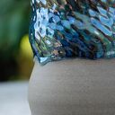 Wazon ceramiczny Szara Głębia - ręcznie robiona dekoracja do domu