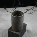 Szary wysoki kubek - wazon