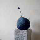 Rzeźbiona forma dekoracyjna na suszone kwiaty z paper mache