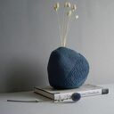 Rzeźbiona forma dekoracyjna na suszone kwiaty z paper mache