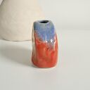 Ceramiczny wazonik handmade na suche kwiaty