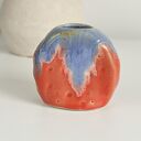 Ceramiczny wazonik handmade na suche kwiaty