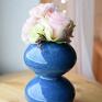 wazony wazon ceramiczny morski niebieski flakon