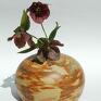 wazony na jeden kwiat wazon pierś kolory ziemi malowany ręcznie