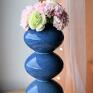 ceramiczny morski okrągły wazon