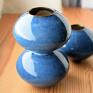 wazony: Morski Niebieski ceramiczny wazon