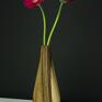 wazony orzechowy drewniany z orzecha na suszone i świeże uroczy wazon