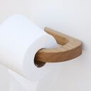 Dębowy uchwyt na papier toaletowy samoprzylepny