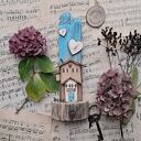 Rustykalny wieszak na klucze no 3