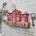 Wieszak z miasteczkiem w którym mieszka miłość No 1