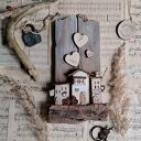 Rustykalny wieszak na klucze no 4